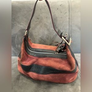 Marc Jacobs Hobo Shoulder Bag - Suede and Leather